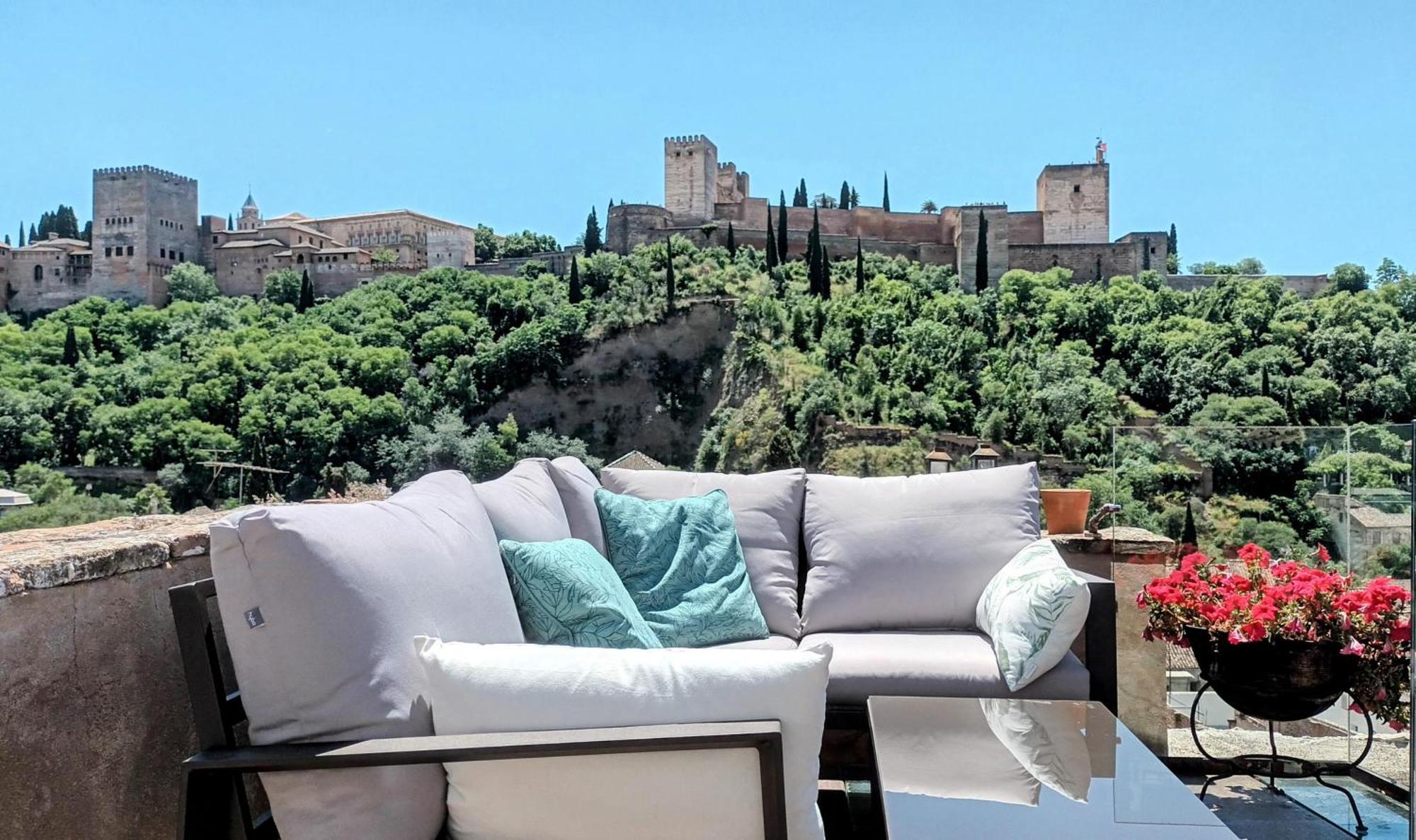 Apartamentos Alhambra Granada Bagian luar foto
