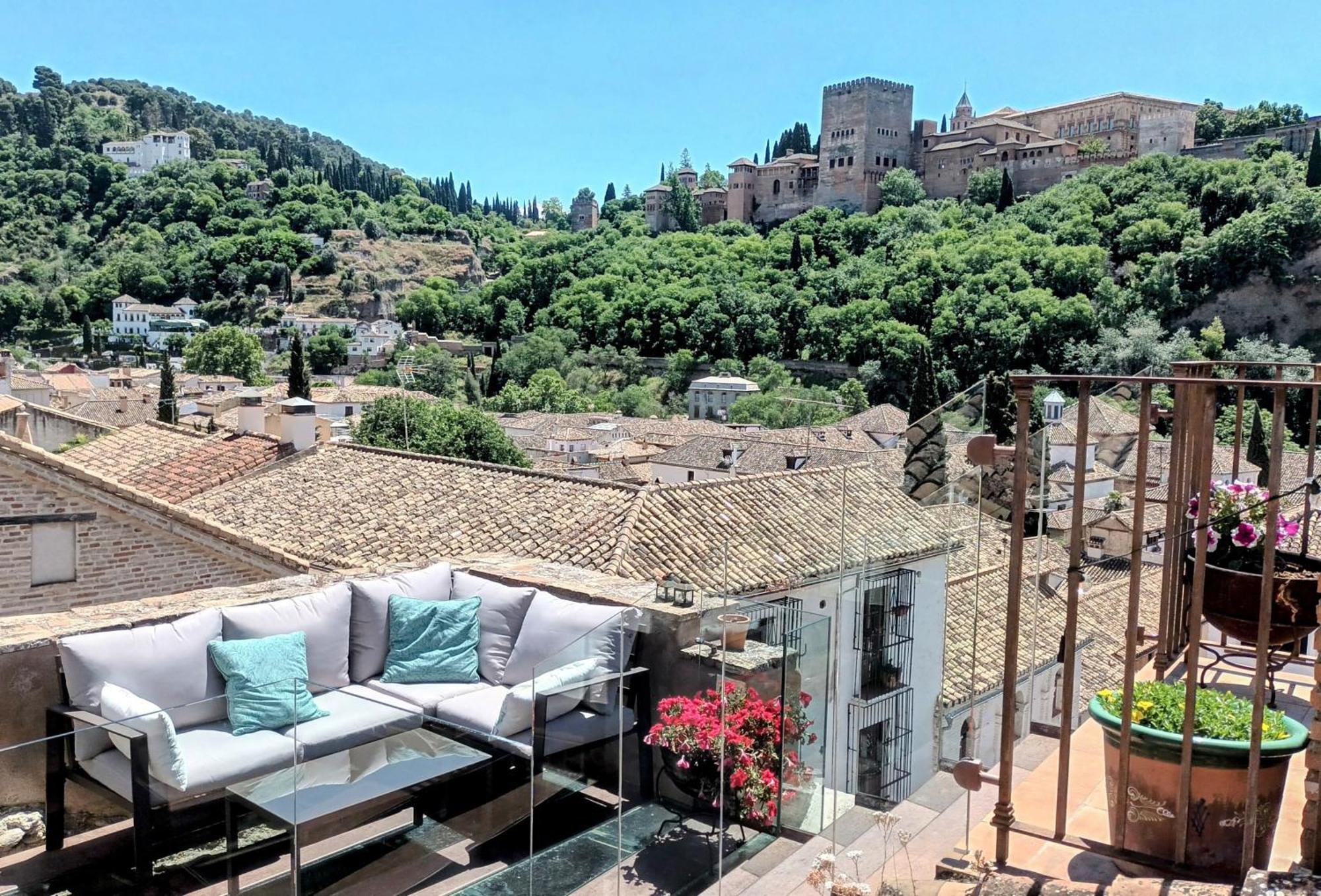 Apartamentos Alhambra Granada Bagian luar foto